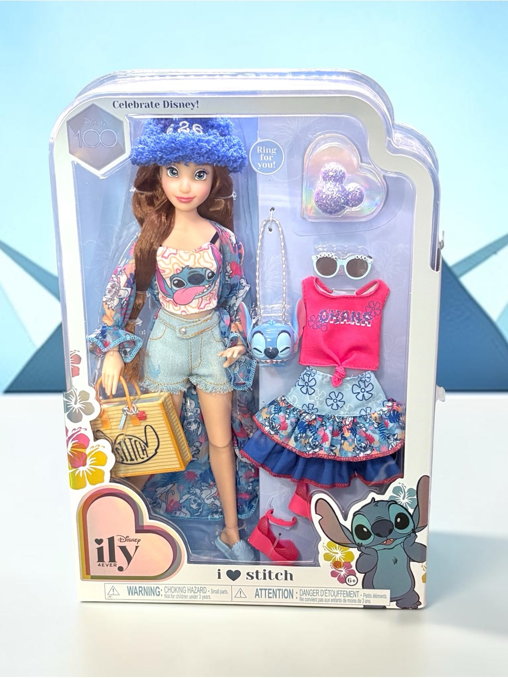 Disney ILY i ♥ Stitch Fashion Doll — Blue, Pink & Yellow Outfit